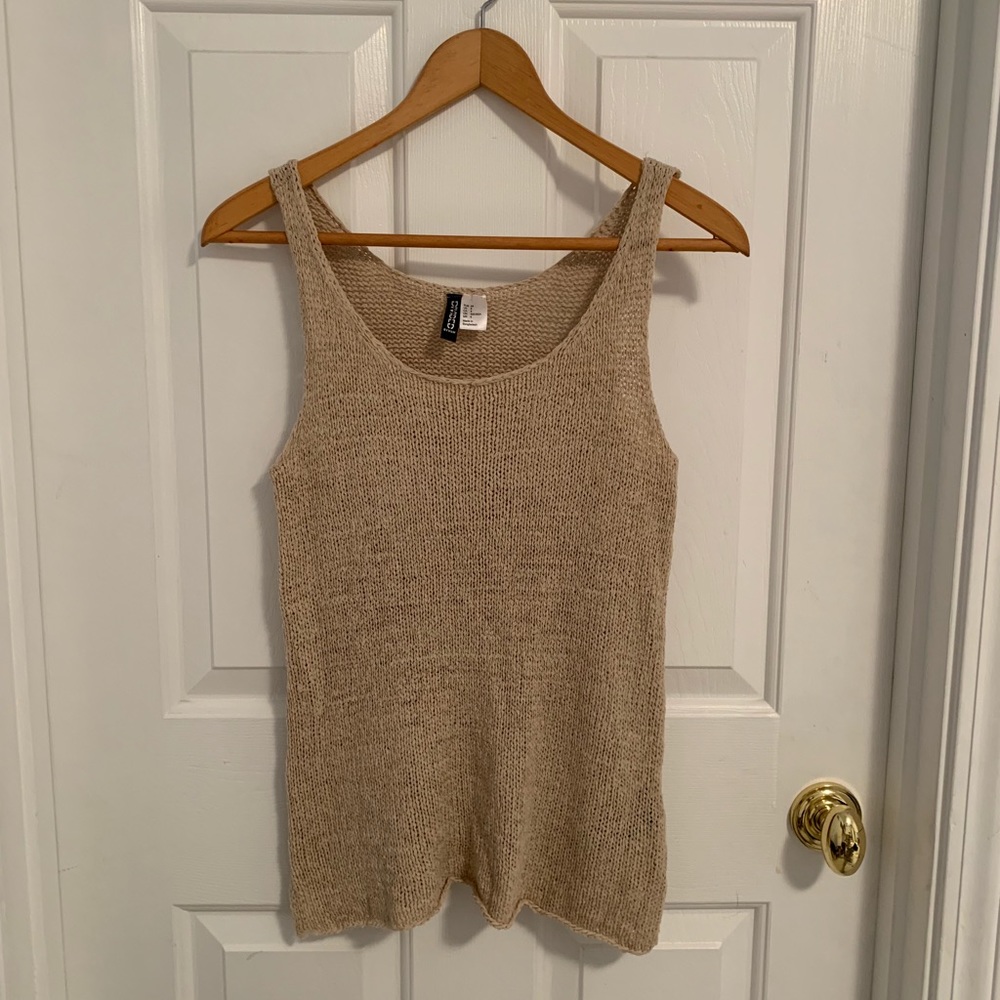 Knitted tank top